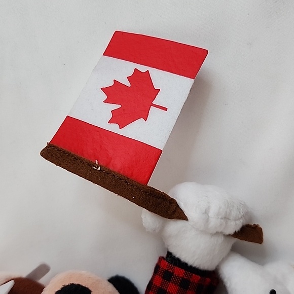 NWT Vintage Disney Theme Park Exclusive Canada Goofy Beanie Plush - Picture 7 of 16